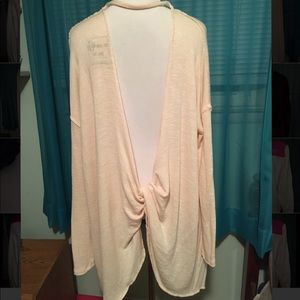 light peach Free People sweater